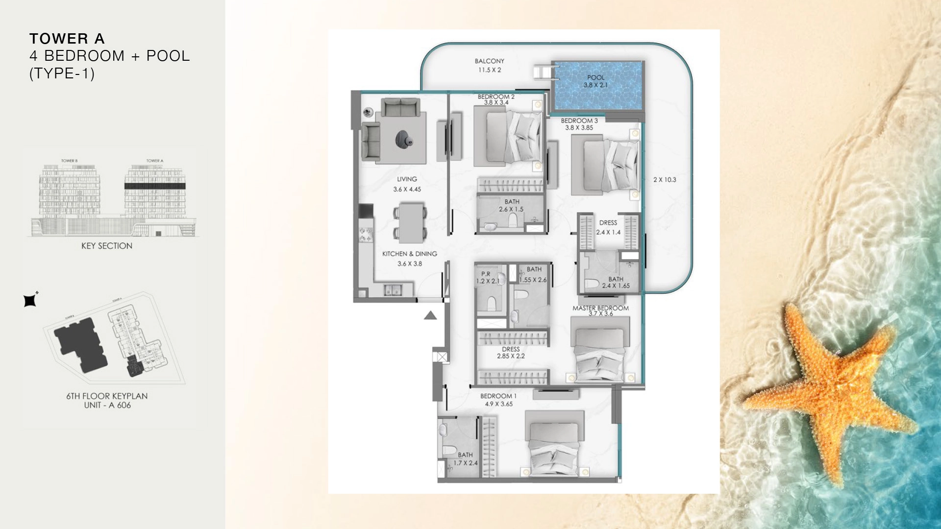 4 BR - Type A